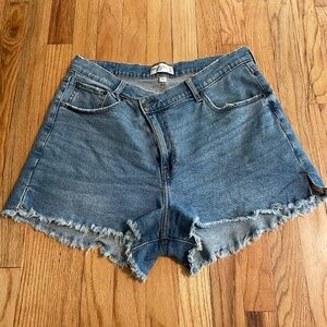 Abercrombie & Fitch Blue Jean Shorts